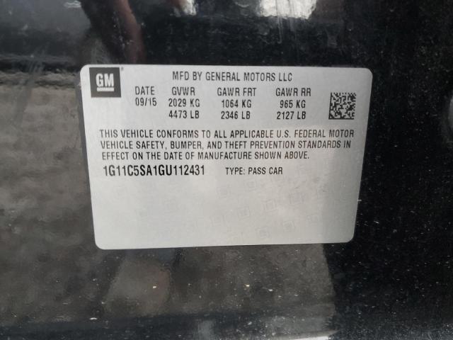 Photo 11 VIN: 1G11C5SA1GU112431 - CHEVROLET MALIBU LIM 