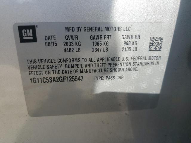 Photo 11 VIN: 1G11C5SA2GF125547 - CHEVROLET MALIBU LIM 