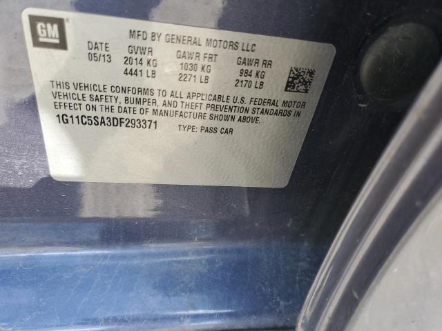 Photo 11 VIN: 1G11C5SA3DF293371 - CHEVROLET MALIBU 