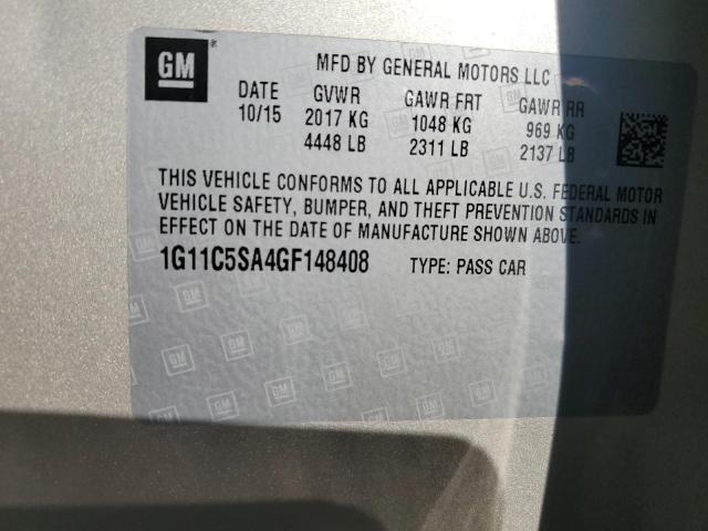 Photo 11 VIN: 1G11C5SA4GF148408 - CHEVROLET MALIBU LIM 