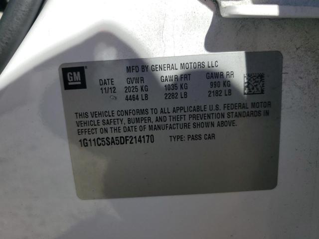 Photo 11 VIN: 1G11C5SA5DF214170 - CHEVROLET MALIBU 1LT 