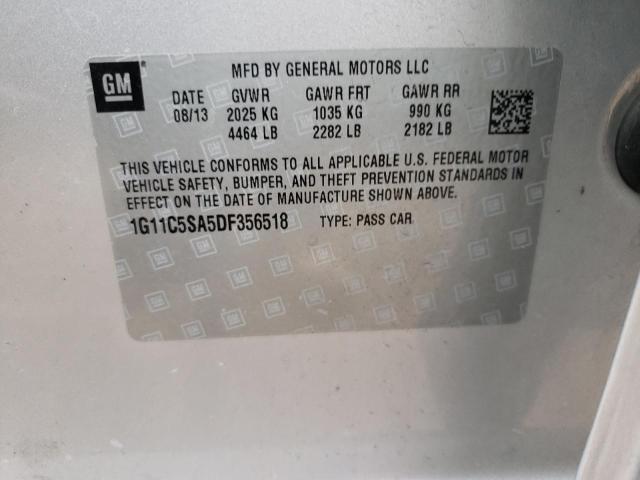 Photo 9 VIN: 1G11C5SA5DF356518 - CHEVROLET MALIBU 