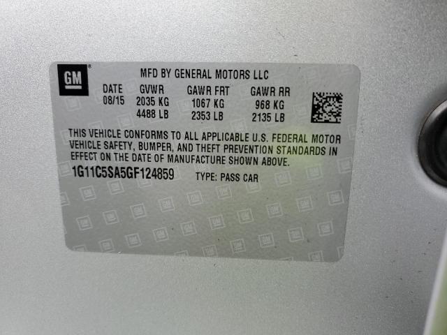 Photo 12 VIN: 1G11C5SA5GF124859 - CHEVROLET MALIBU LIM 