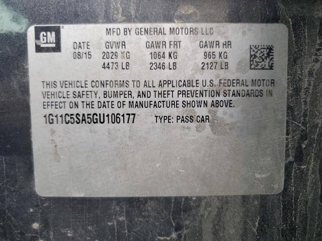 Photo 11 VIN: 1G11C5SA5GU106177 - CHEVROLET MALIBU LIM 