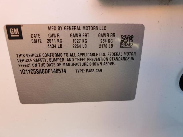 Photo 11 VIN: 1G11C5SA6DF146574 - CHEVROLET MALIBU 1LT 