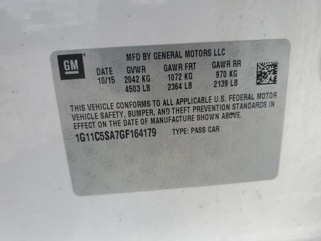 Photo 11 VIN: 1G11C5SA7GF164179 - CHEVROLET MALIBU LIM 