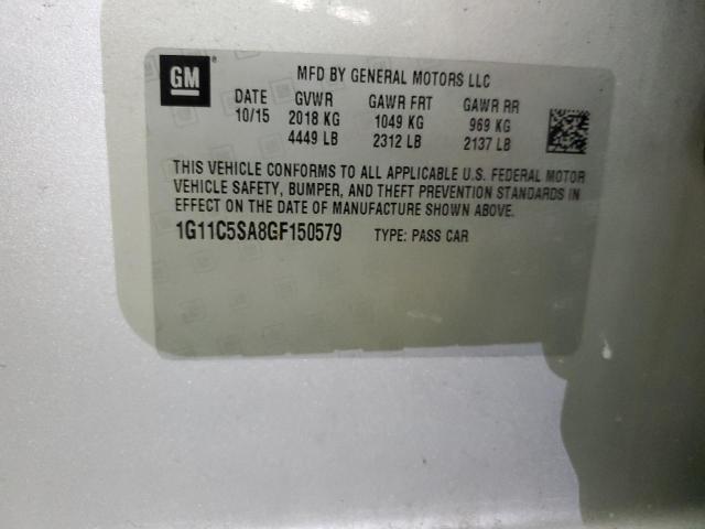 Photo 11 VIN: 1G11C5SA8GF150579 - CHEVROLET MALIBU LIM 