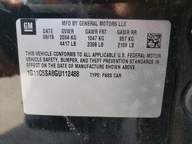 Photo 9 VIN: 1G11C5SA8GU112488 - CHEVROLET MALIBU LIM 