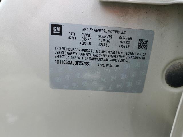 Photo 11 VIN: 1G11C5SA9DF257331 - CHEVROLET MALIBU 1LT 
