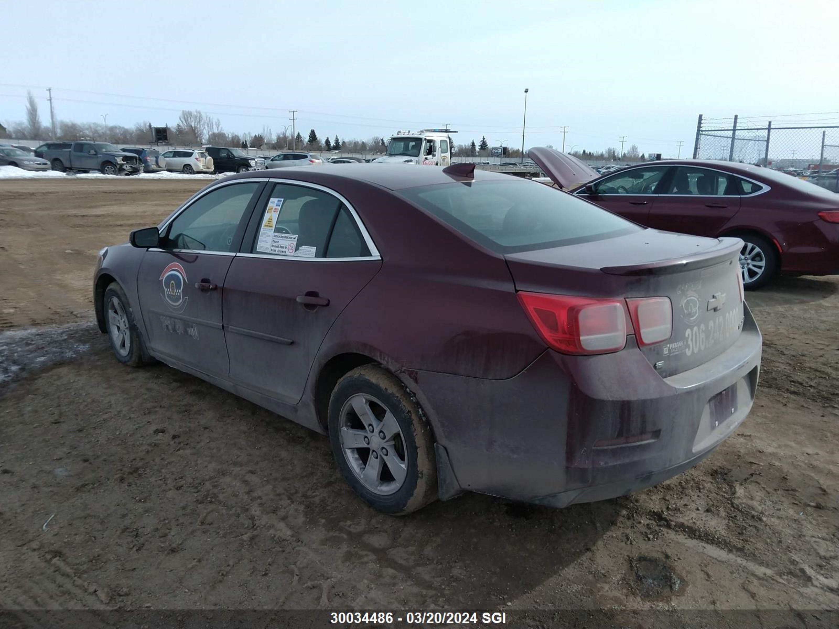 Photo 2 VIN: 1G11C5SA9GF126498 - CHEVROLET MALIBU 