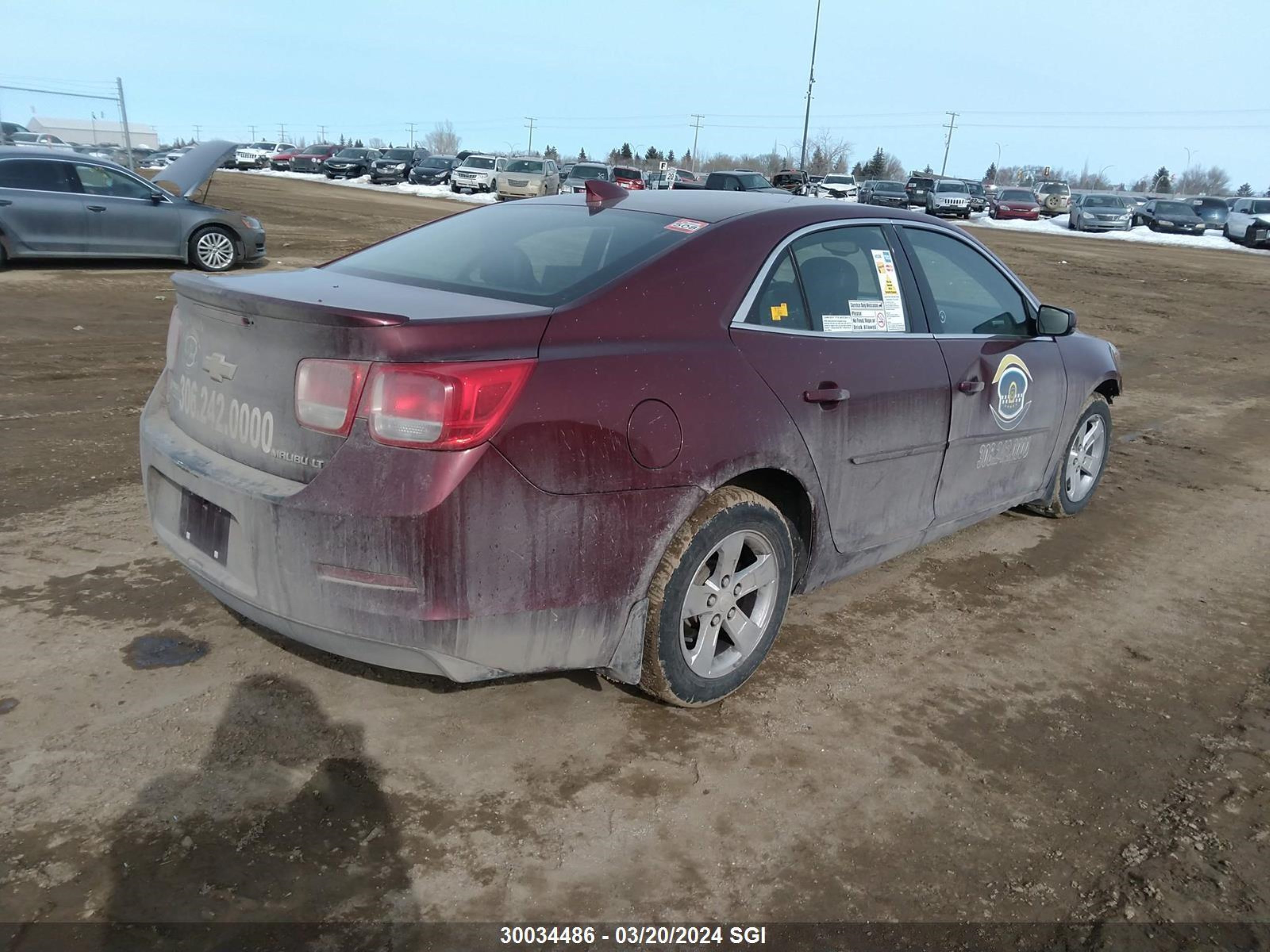 Photo 3 VIN: 1G11C5SA9GF126498 - CHEVROLET MALIBU 