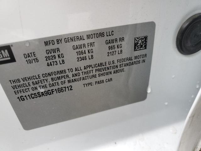 Photo 12 VIN: 1G11C5SA9GF166712 - CHEVROLET MALIBU LIM 