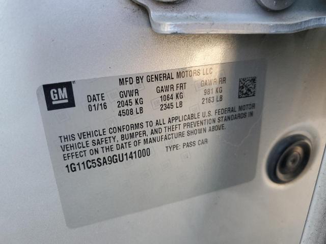 Photo 11 VIN: 1G11C5SA9GU141000 - CHEVROLET MALIBU LIM 