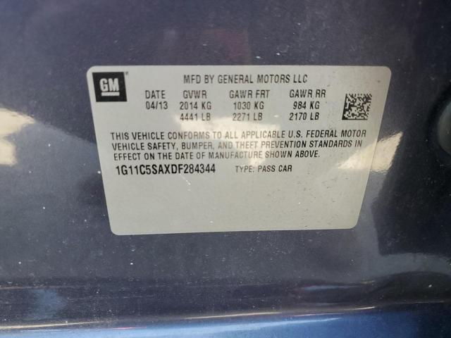 Photo 11 VIN: 1G11C5SAXDF284344 - CHEVROLET MALIBU 