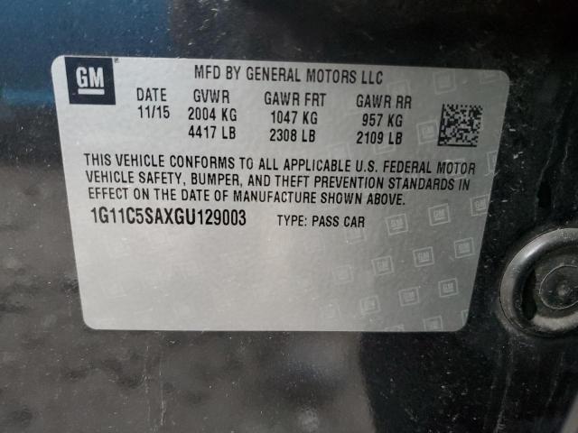 Photo 12 VIN: 1G11C5SAXGU129003 - CHEVROLET MALIBU LIM 