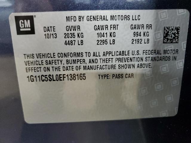 Photo 11 VIN: 1G11C5SL0EF138165 - CHEVROLET MALIBU 