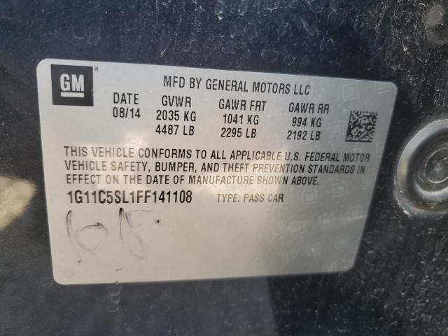 Photo 11 VIN: 1G11C5SL1FF141108 - CHEVROLET MALIBU 