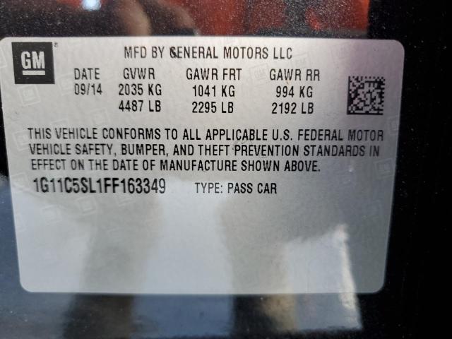 Photo 11 VIN: 1G11C5SL1FF163349 - CHEVROLET MALIBU 