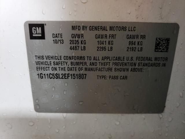 Photo 9 VIN: 1G11C5SL2EF151807 - CHEVROLET MALIBU 