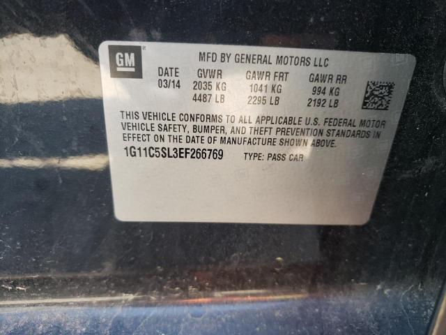 Photo 11 VIN: 1G11C5SL3EF266769 - CHEVROLET MALIBU 1LT 