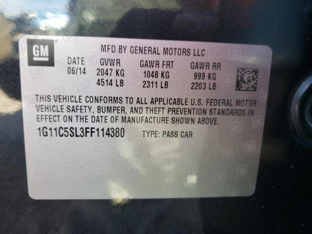 Photo 11 VIN: 1G11C5SL3FF114380 - CHEVROLET MALIBU 