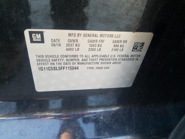 Photo 9 VIN: 1G11C5SL3FF115044 - CHEVROLET MALIBU 