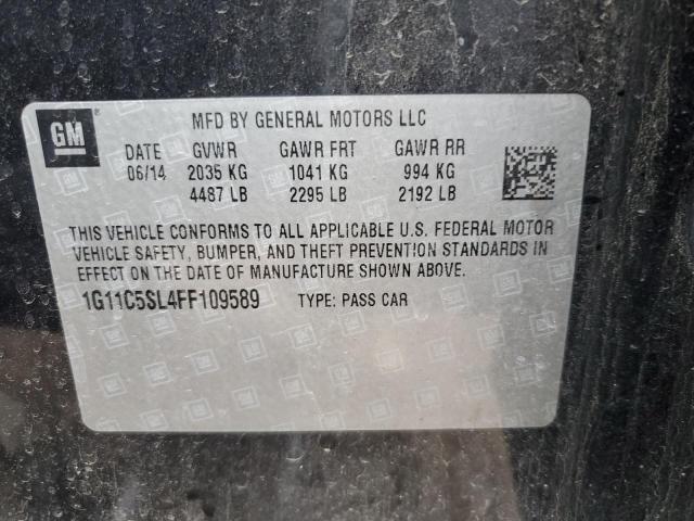 Photo 11 VIN: 1G11C5SL4FF109589 - CHEVROLET MALIBU 