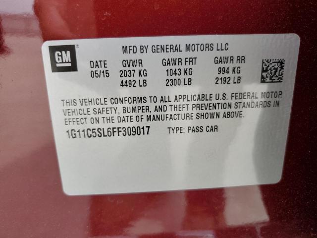 Photo 11 VIN: 1G11C5SL6FF309017 - CHEVROLET MALIBU 