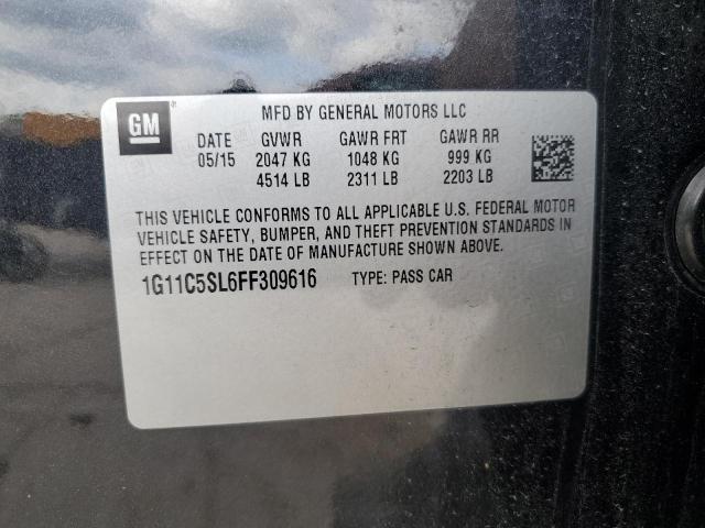 Photo 11 VIN: 1G11C5SL6FF309616 - CHEVROLET MALIBU 