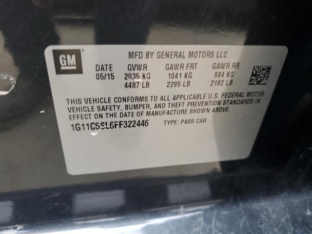 Photo 11 VIN: 1G11C5SL6FF322446 - CHEVROLET MALIBU 1LT 