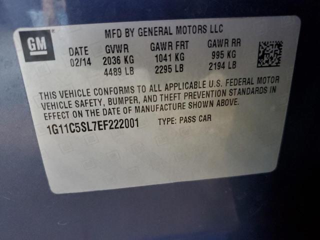 Photo 11 VIN: 1G11C5SL7EF222001 - CHEVROLET MALIBU 