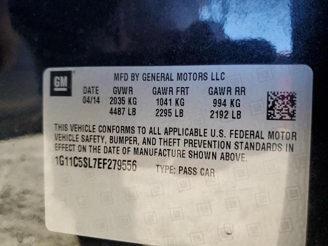 Photo 11 VIN: 1G11C5SL7EF279556 - CHEVROLET MALIBU 1LT 