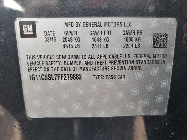 Photo 11 VIN: 1G11C5SL7FF279882 - CHEVROLET MALIBU 1LT 