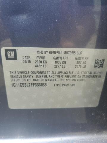 Photo 11 VIN: 1G11C5SL7FF333035 - CHEVROLET MALIBU 