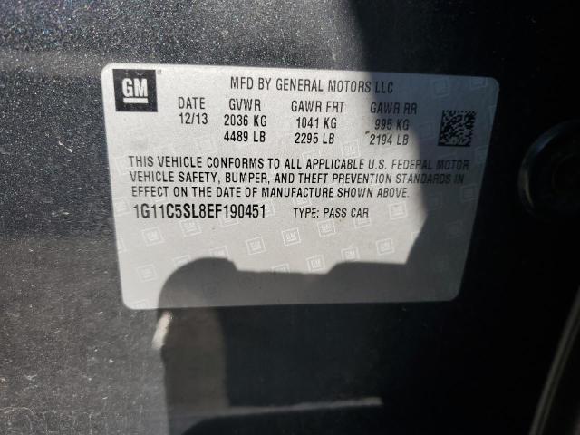 Photo 11 VIN: 1G11C5SL8EF190451 - CHEVROLET MALIBU 