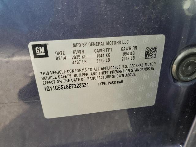 Photo 11 VIN: 1G11C5SL8EF223531 - CHEVROLET MALIBU 1LT 