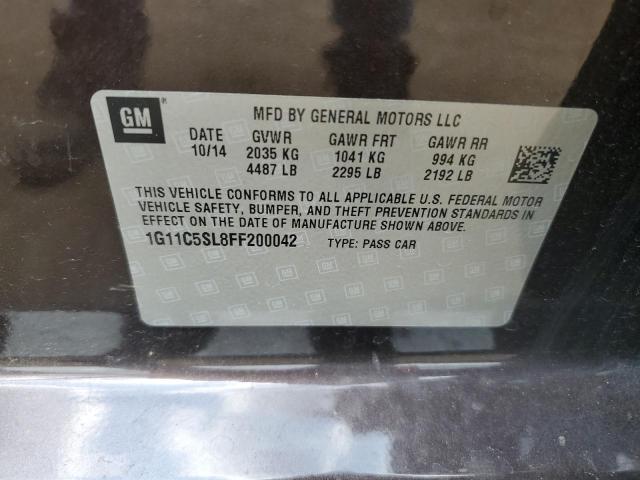 Photo 11 VIN: 1G11C5SL8FF200042 - CHEVROLET MALIBU 1LT 