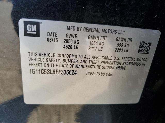 Photo 11 VIN: 1G11C5SL8FF336624 - CHEVROLET MALIBU 