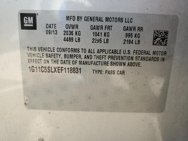 Photo 11 VIN: 1G11C5SLXEF118831 - CHEVROLET MALIBU 1LT 