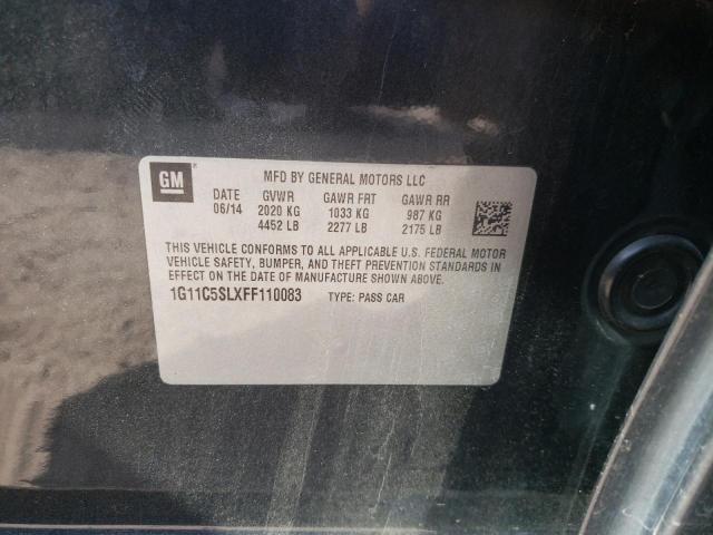 Photo 9 VIN: 1G11C5SLXFF110083 - CHEVROLET MALIBU 1LT 