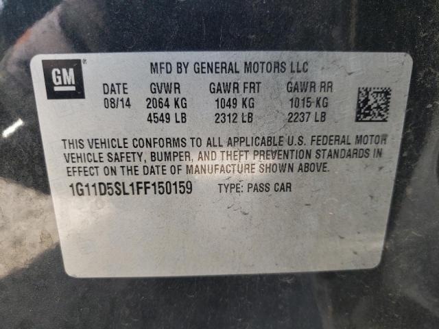 Photo 9 VIN: 1G11D5SL1FF150159 - CHEVROLET MALIBU 2LT 