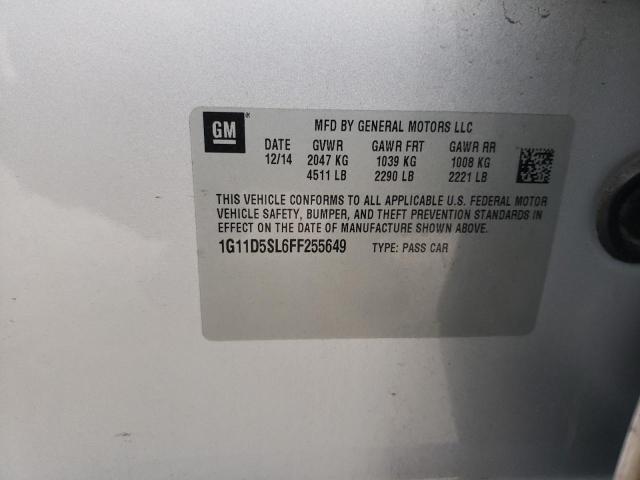 Photo 11 VIN: 1G11D5SL6FF255649 - CHEVROLET MALIBU 