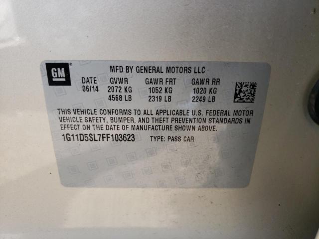 Photo 11 VIN: 1G11D5SL7FF103623 - CHEVROLET MALIBU 2LT 