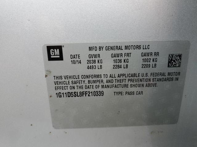 Photo 11 VIN: 1G11D5SL8FF210339 - CHEVROLET MALIBU 