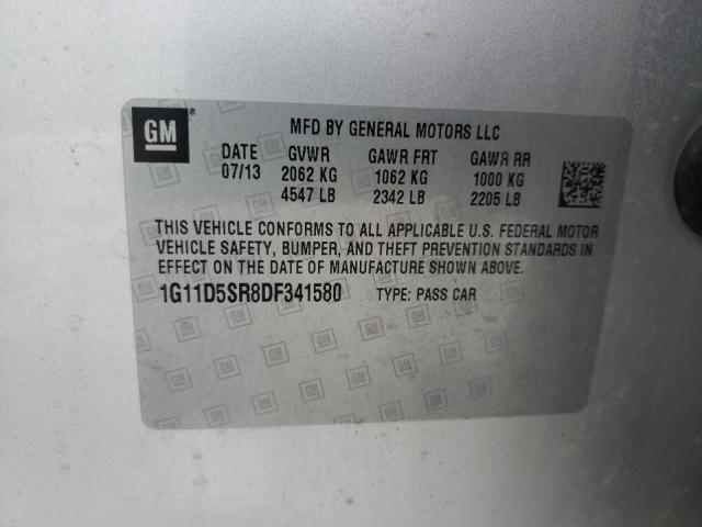 Photo 11 VIN: 1G11D5SR8DF341580 - CHEVROLET MALIBU 1LT 