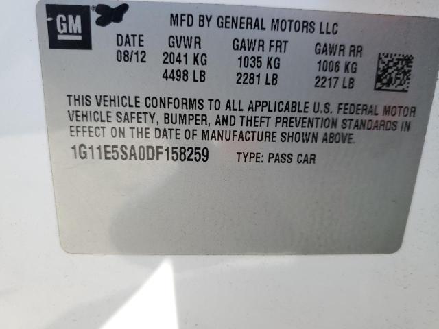 Photo 11 VIN: 1G11E5SA0DF158259 - CHEVROLET MALIBU 2LT 