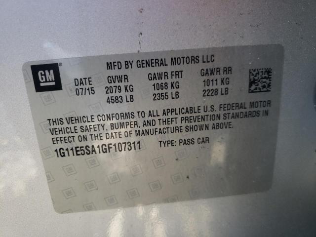 Photo 9 VIN: 1G11E5SA1GF107311 - CHEVROLET MALIBU LIM 