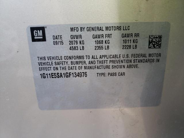 Photo 9 VIN: 1G11E5SA1GF134976 - CHEVROLET MALIBU LIM 