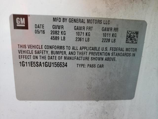 Photo 11 VIN: 1G11E5SA1GU156634 - CHEVROLET MALIBU LIM 