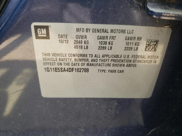 Photo 9 VIN: 1G11E5SA4DF182788 - CHEVROLET MALIBU 2LT 